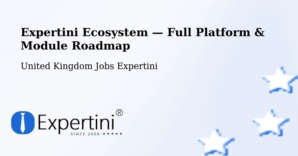 Expertini Ecosystem — Full Platform & Module Roadmap – Midlothian